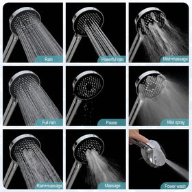 SR SUN RISE tool-free installation for quick bathroom upgrade.