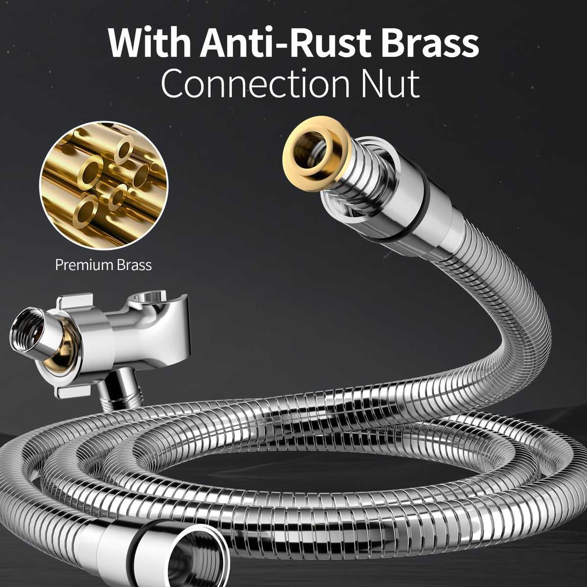 Includes hose, brackets, tape, and washers for complete setup