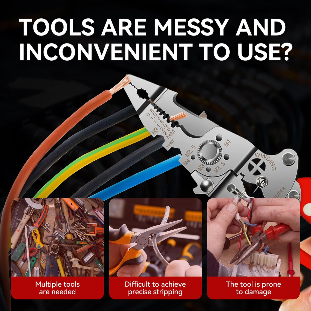 SRCANDY ergonomic non-slip handle reduces fatigue during repetitive tasks.
