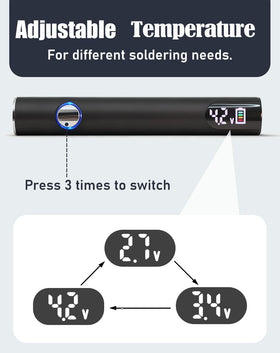 SRIBOO LED display enhances readability during delicate joins.