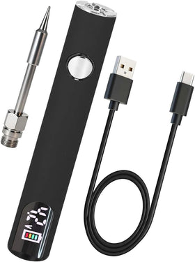 SRIBOO premium portable soldering iron with LED display for precise heat control.