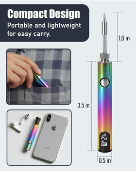 SRIBOO Rainbow 300-450°C range supports versatile soldering tasks