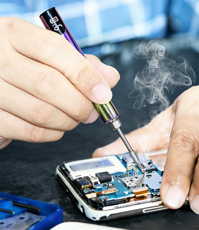 SRIBOO Rainbow compact 3-5 inch soldering pen design for one-handed use