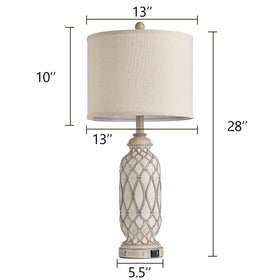 SRJJRS easy to assemble table lamp for quick setup