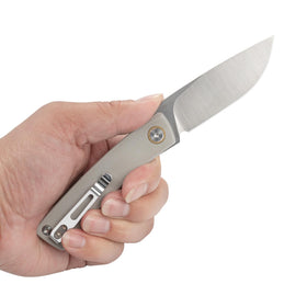 SRM 105M AIR Grey blade-closed view for safe pocket carry