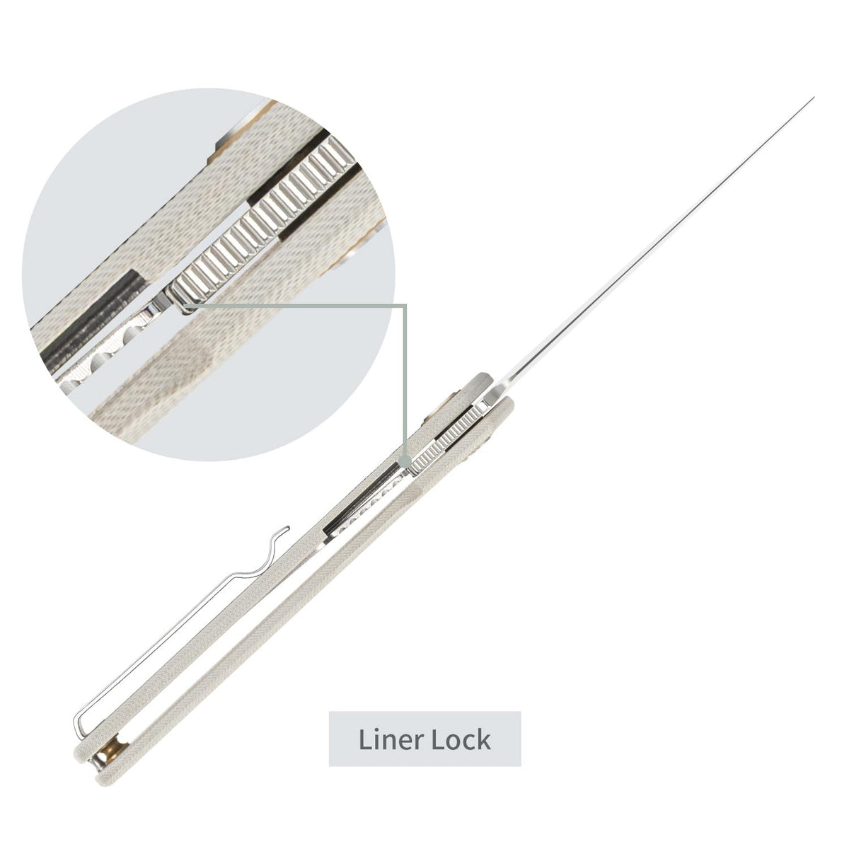 SRM 105M AIR Grey knife-profile showcases slender, lightweight design
