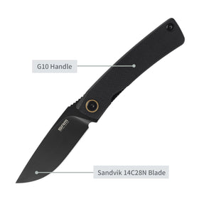 SRM slim, lightweight design keeps everyday carry unobtrusive.