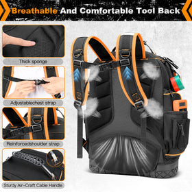 Srotek backpack uses aircraft cable handle for strong, comfortable grip
