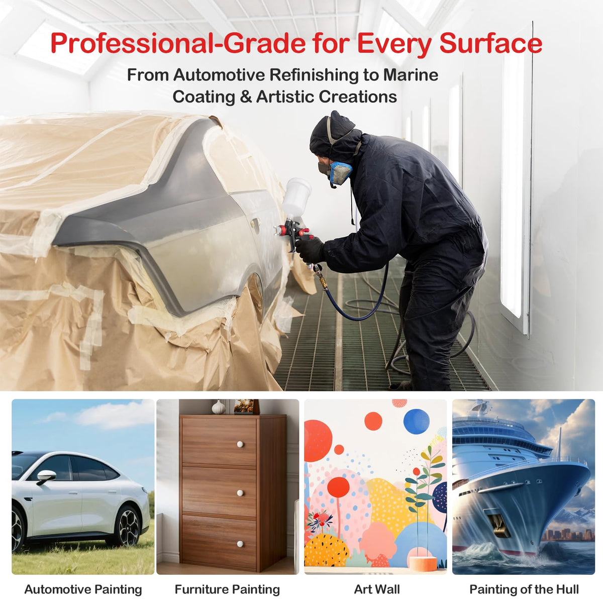 SRQLNTT 819 HVLP quick-clean design speeds up project turnover