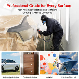 SRQLNTT 819 HVLP quick-clean design speeds up project turnover