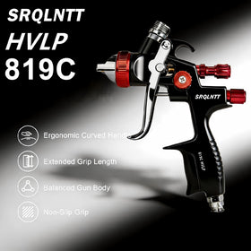 SRQLNTT 819 HVLP spray gun with 2.0mm nozzle for thicker paints and primers