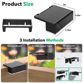 Srtyuo solar fence light day-night auto operation powers automatically.