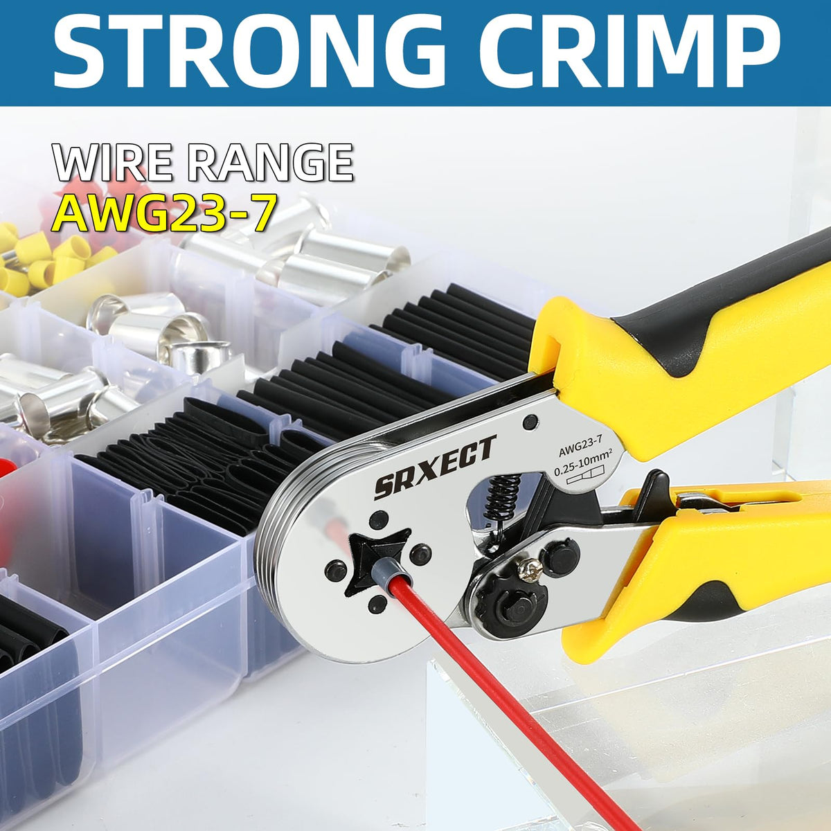 SRXECT 600pcs ferrules kit offers versatile sizes for many wires.