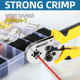 SRXECT 600pcs ferrules kit offers versatile sizes for many wires.