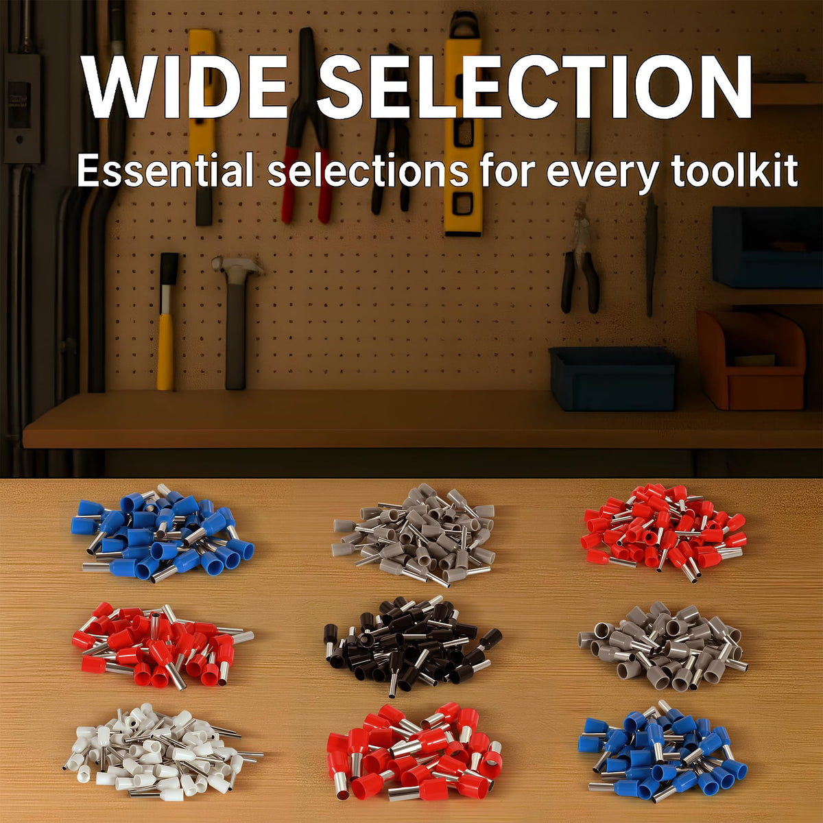 SRXECT versatile ferrule kit for electricians and DIY projects.