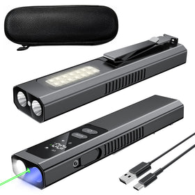 SSPONT EDC Flashlight with four light sources provides versatile illumination across tasks.