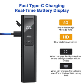 SSPONT EDC USB-C fast charging powers up quickly.