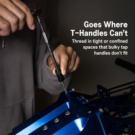 SST tool enables rapid threading with a standard drill or driver.