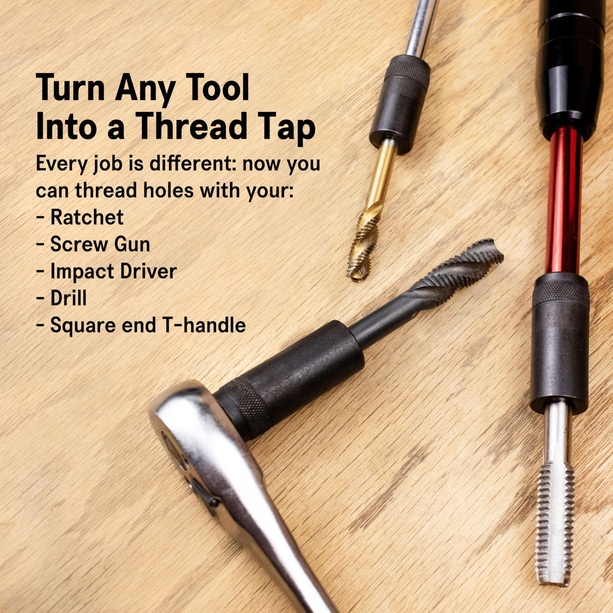 SST taps up to three-four-inch compatible for diverse materials.
