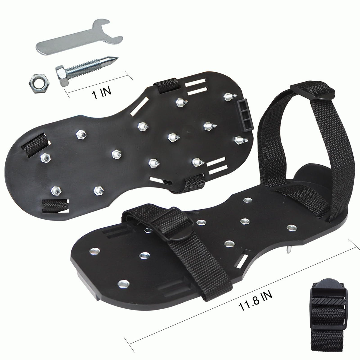 St !GIANTMAN Epoxy Shoes easy-assembly buckle enables quick setup.