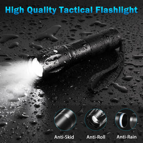 Staaricc LED flashlight pocket size fits in bag or pocket easily.