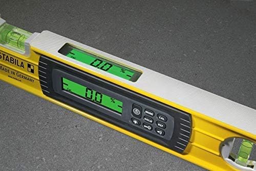Stabila 36548 side view showing dual screens for easy viewing.