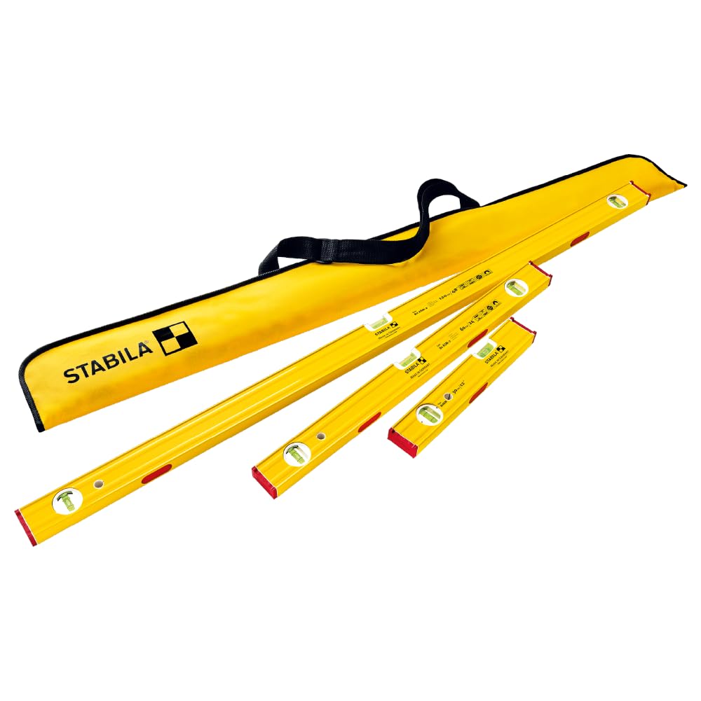 Stabila Pro Set 80 AS 48-inch level with carrying case for on-site accuracy.