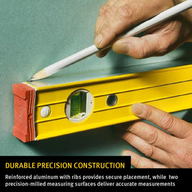 Lockable carrying case keeps all three levels protected during transport.