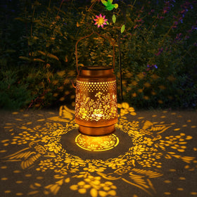 Stadeco easy-installation solar lantern set for quick outdoor setup.