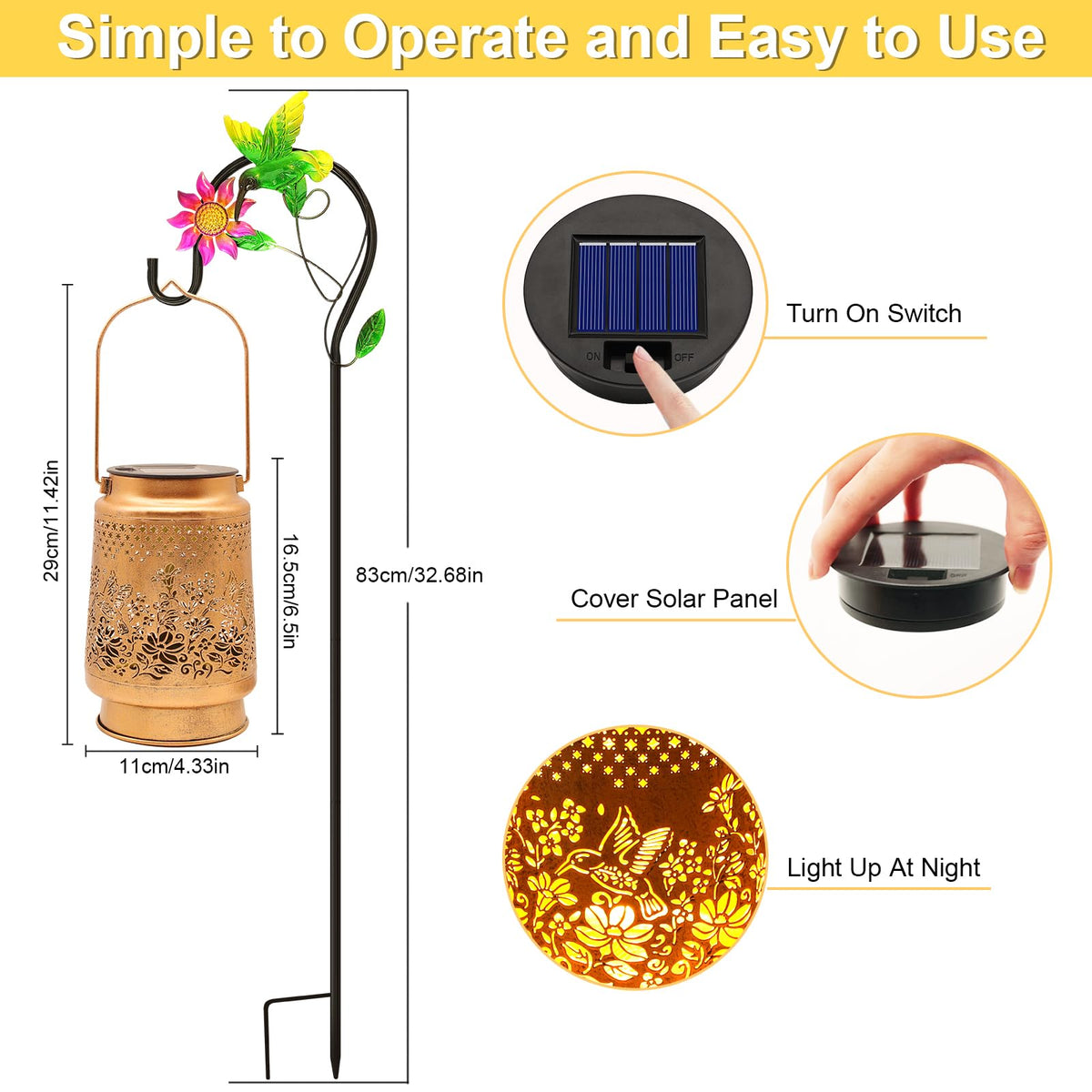 Stadeco solar garden light saves energy and simplifies eco-friendly outdoor decor.