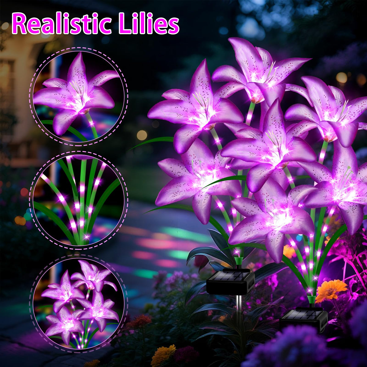Stadeco four-pack adds decorative lighting for parties and celebrations.