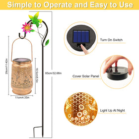 Stadeco waterproof lantern - outdoor light suitable for rain or shine