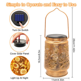 Stadeco outdoor lanterns are waterproof and built for year-round use.