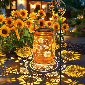 Stadeco Solar LED lanterns offer cozy lighting for gatherings.