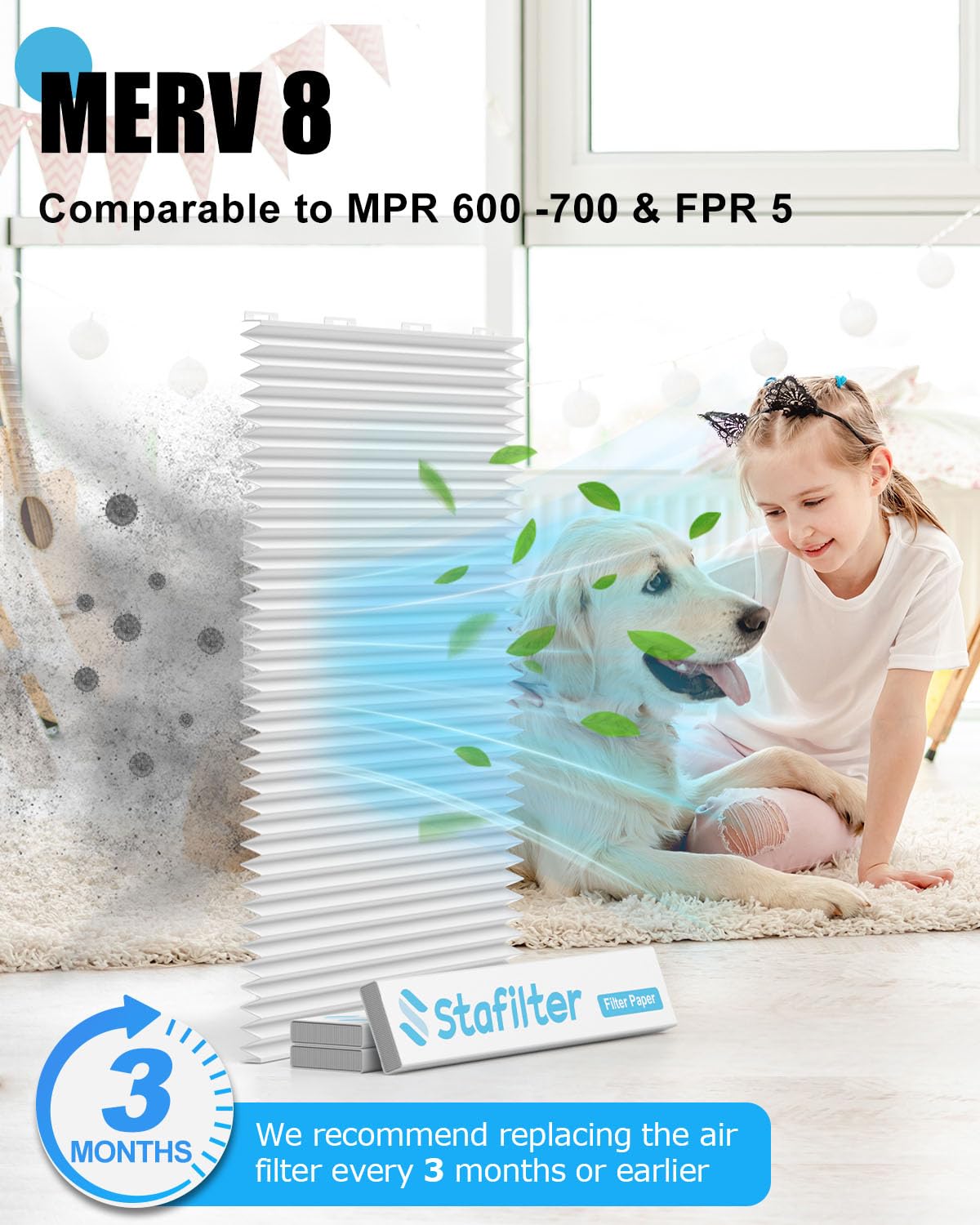 Stafilter refill papers six-pack for cost-effective replacement.