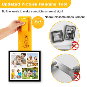 Stalishare assorted wall hangers provide versatile mounting options.
