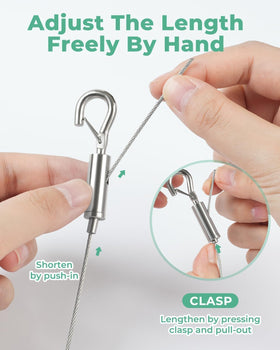 Stalishare eight D-ring picture hangers for secure wall mounting