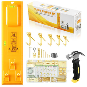 Stalishare Instaframe hanging tool enables precise nail placement.