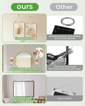 Stalishare Frame backing clips secure canvases and mirrors safely