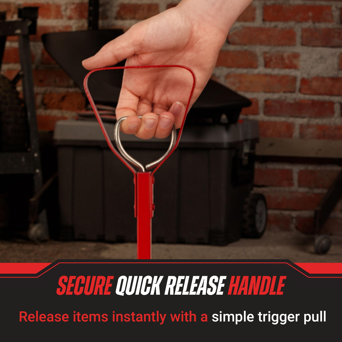 Stalwart 75-9990 four-inch handle with release