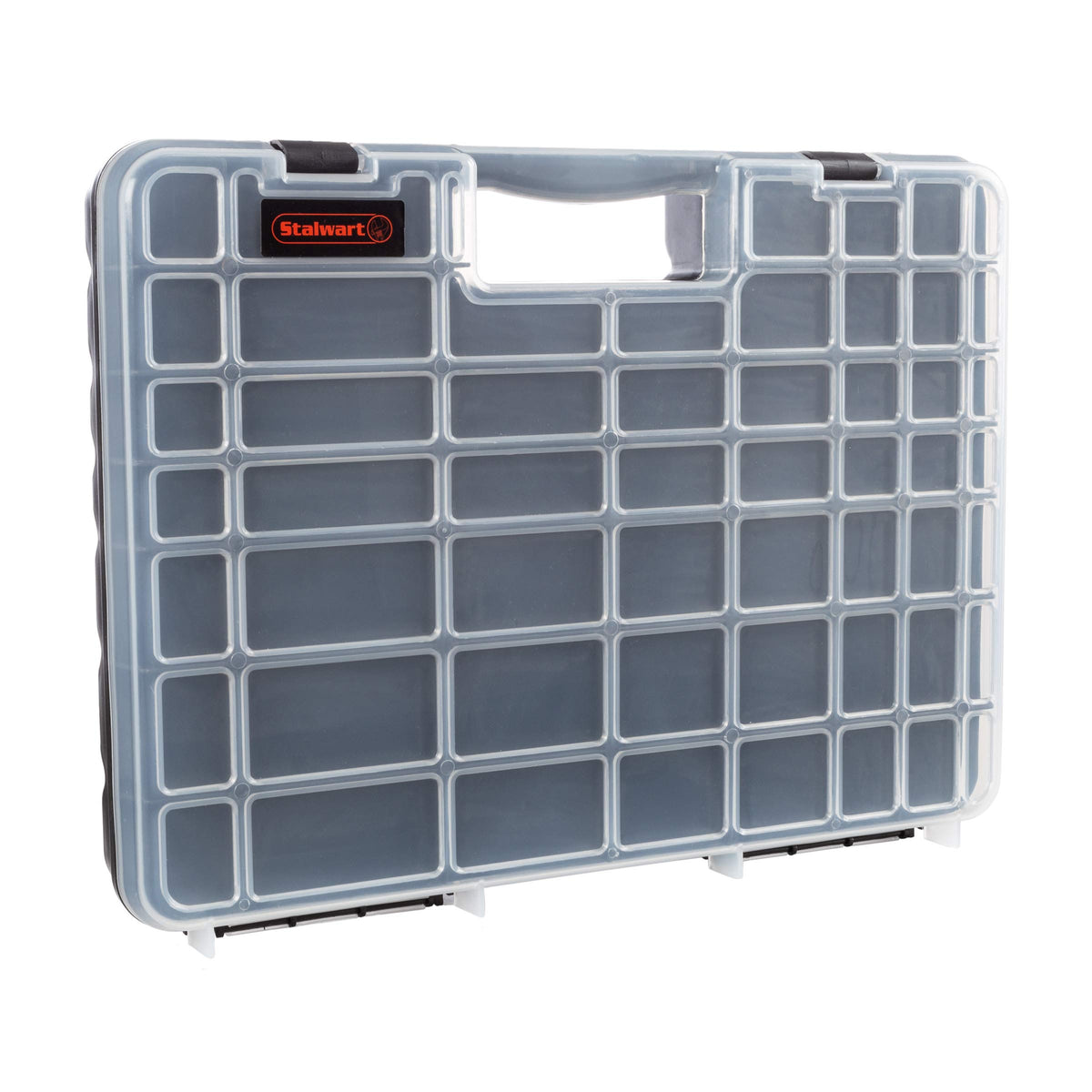 Stalwart 75ST6073 case in closed view, sturdy storage for small parts.