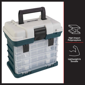Stalwart small parts organizer is durable and portable for home or shop.