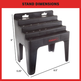 Stalwart wall-mount rack showcasing organized tool storage