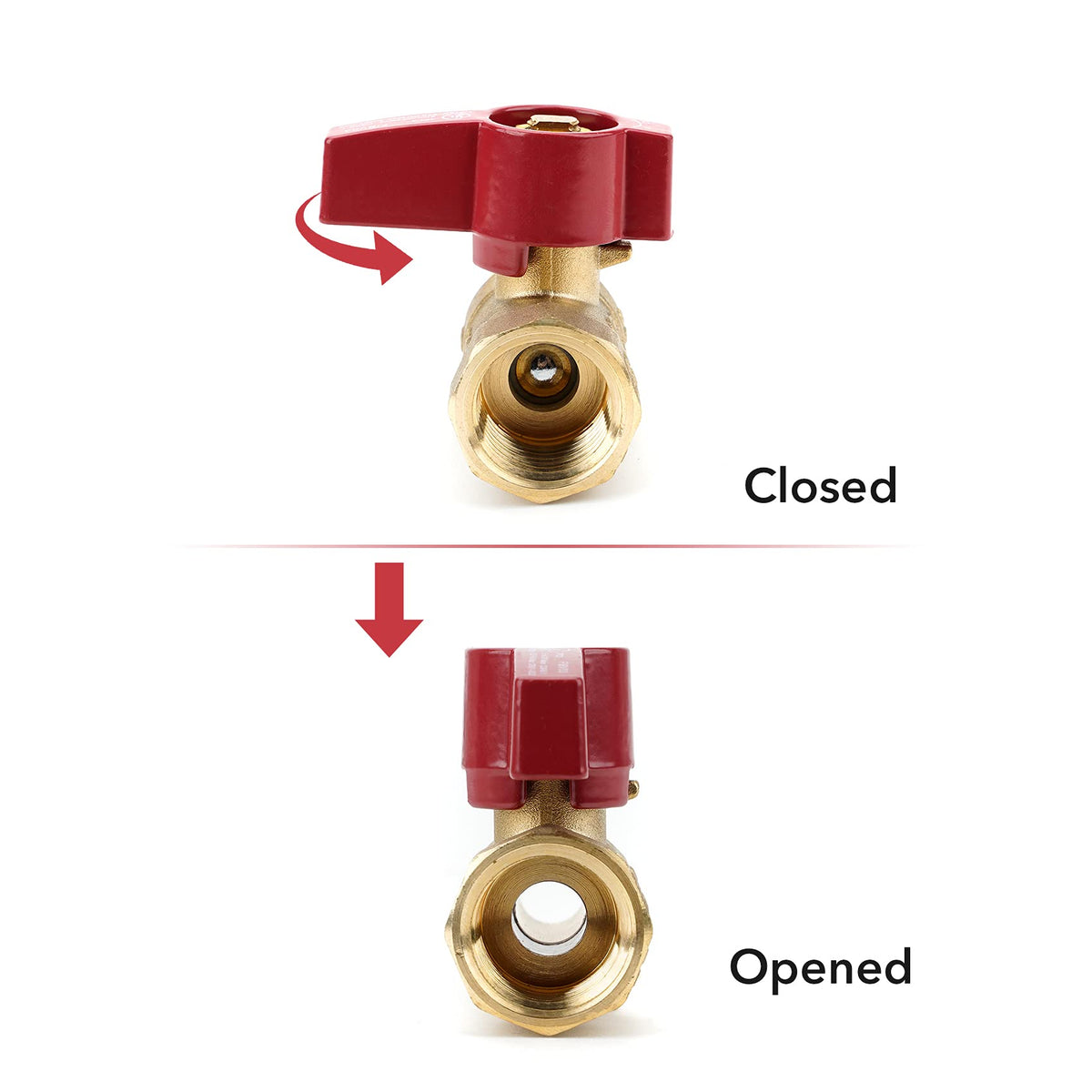 Stanbroil 1/2in male flare to 1/2in NPT coupling for simple connections