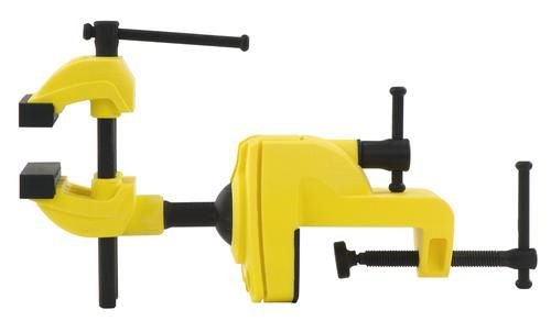 Removable jaw pads protect delicate surfaces during work.