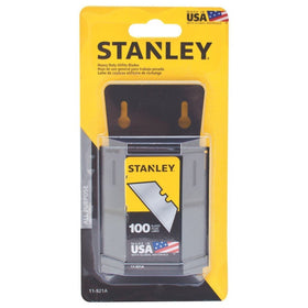 STANLEY BLADE UTIL HD100PK wall-mount keeps blades organized and ready.