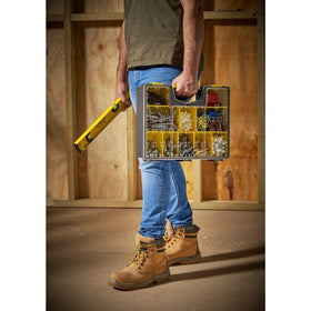 Stanley Deep Pro Organizer multiple cup sizes for flexible configuration.