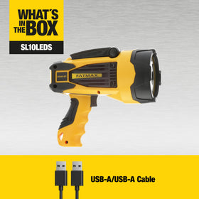 STANLEY FATMAX SL10LEDS high-low beam mode for adaptable lighting
