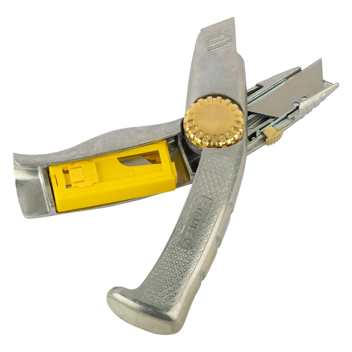 Stanley FatMax Snap Off Knife Pro used in drywall and crafts for clean lines.