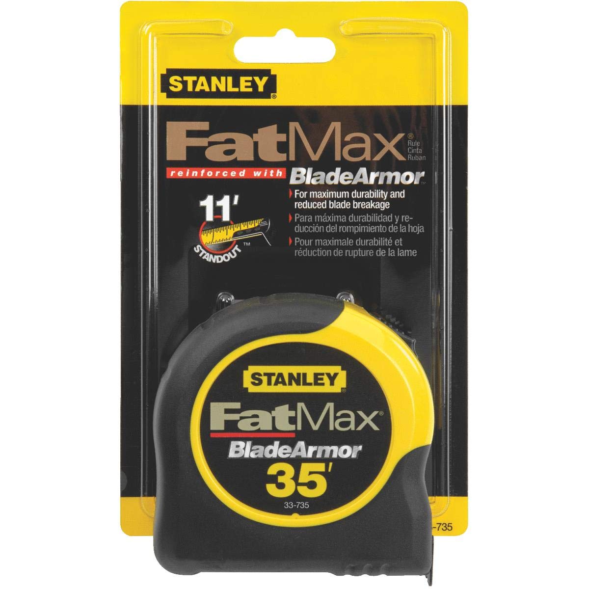 STANLEY FatMax Tape Rule featuring metal blade for accurate marks.